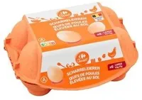 Carrefour Classic' Œufs de Poules Élevées au Sol Large 6 Pièces