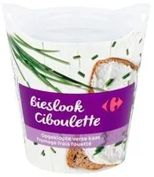 Carrefour Ciboulette Fromage Frais Fouetté