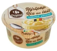 Carrefour Original Riz au Lait Goût Vanille