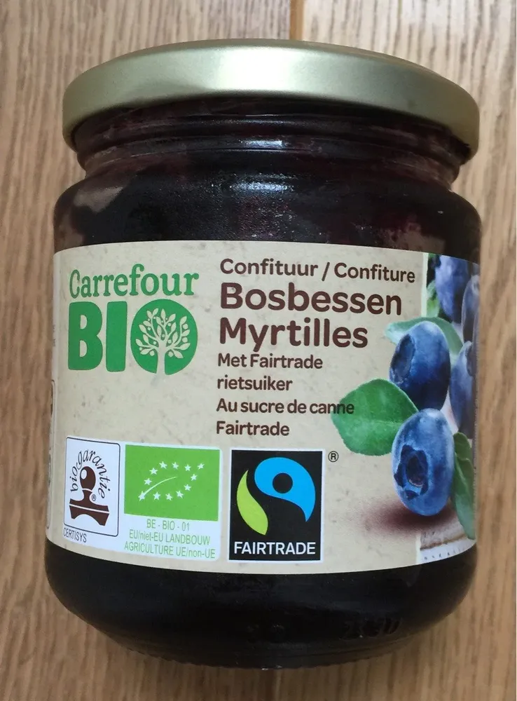 Confiture Myrtilles Bio