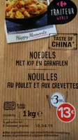 Nouilles au poulet et aux crevettes