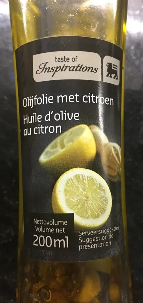 Huile d'olive au citron