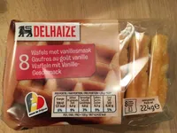 Gaufres gout vanille