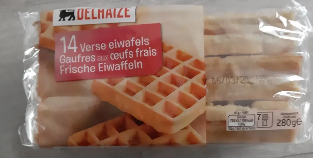 Gaufres aux œufs frais