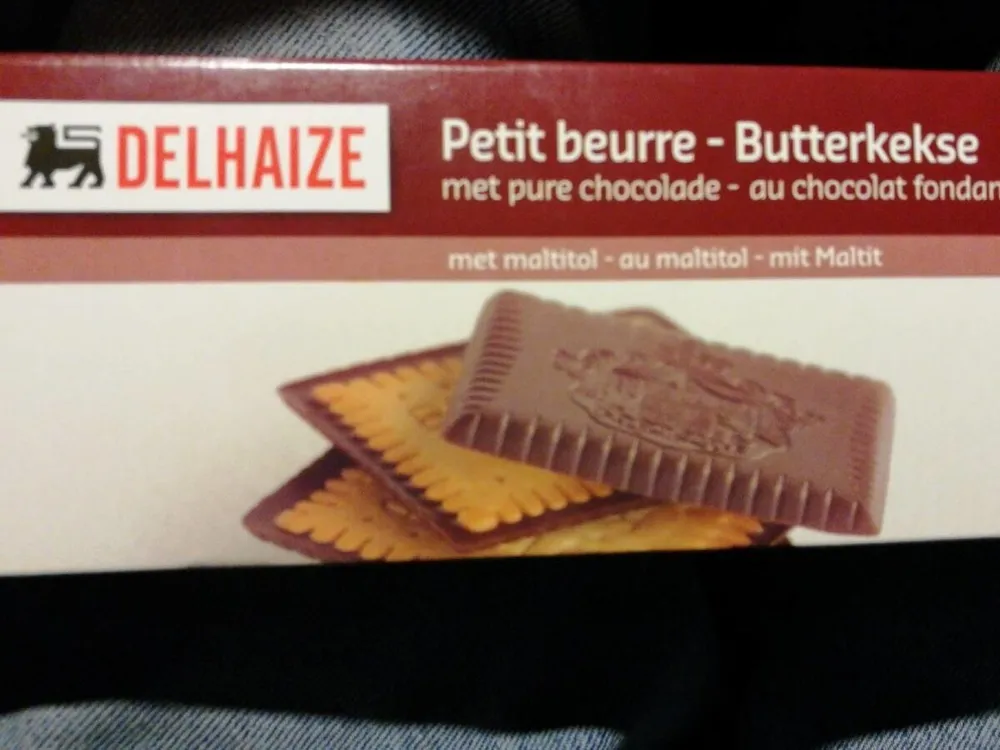 Petit beurre au chocolat fondant au maltitol