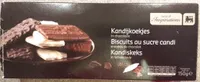 Biscuits au sucre candi enrobés de chocolat