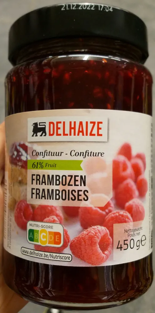 Confiture de framboises