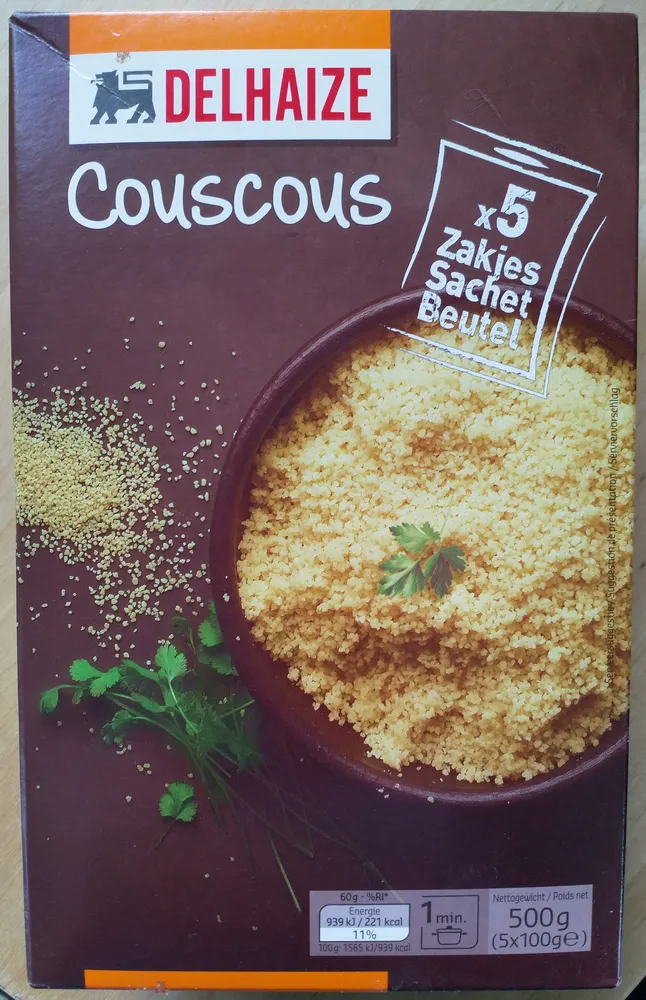 Couscous Sachet Cuisson