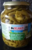 Jeunes haricots verts coupés