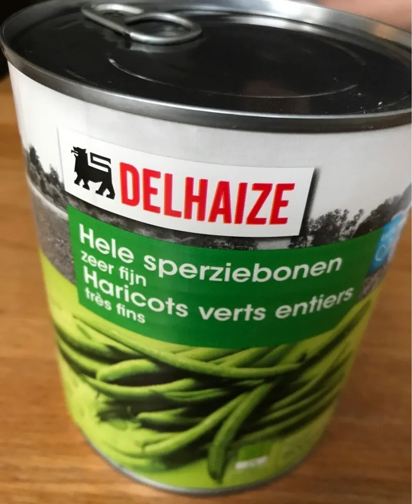 Haricots verts entiers