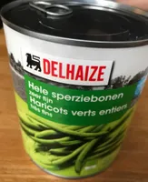 Haricots verts entiers