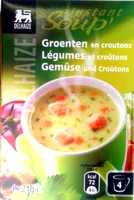Légumes et croûtons