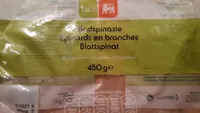 Epinards en branches