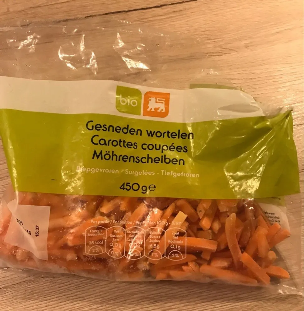 Carottes coupées