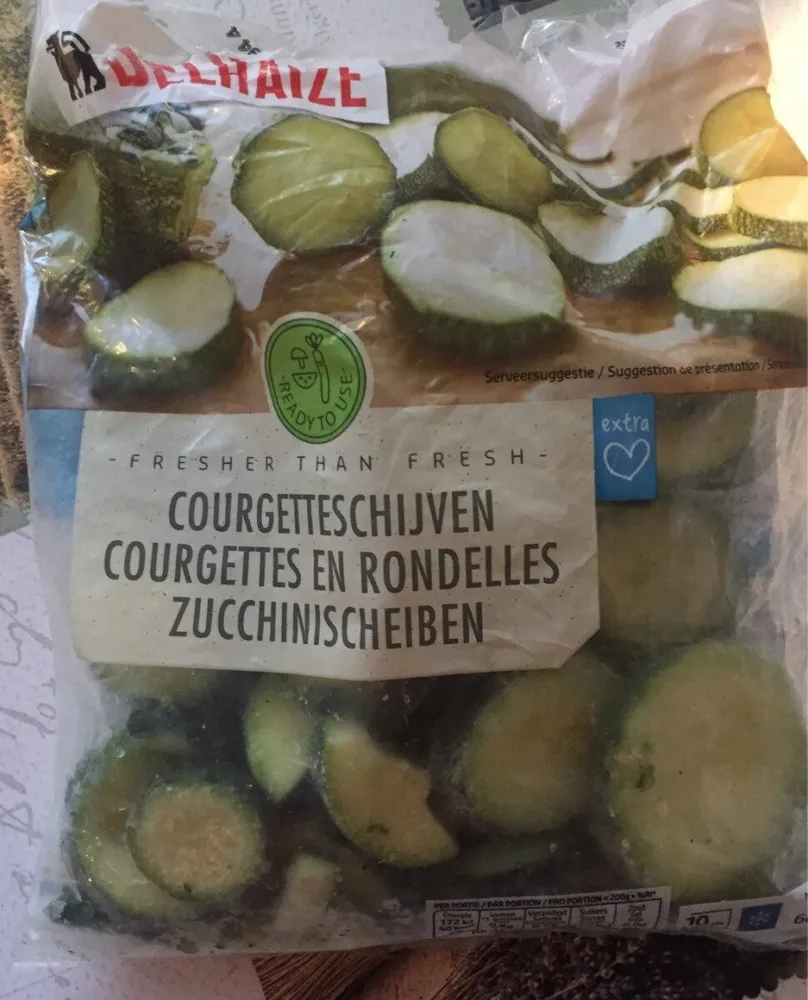 Courgettes en rondelle