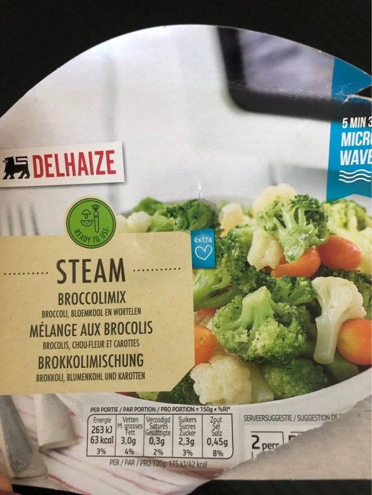 Steam brocoli mix