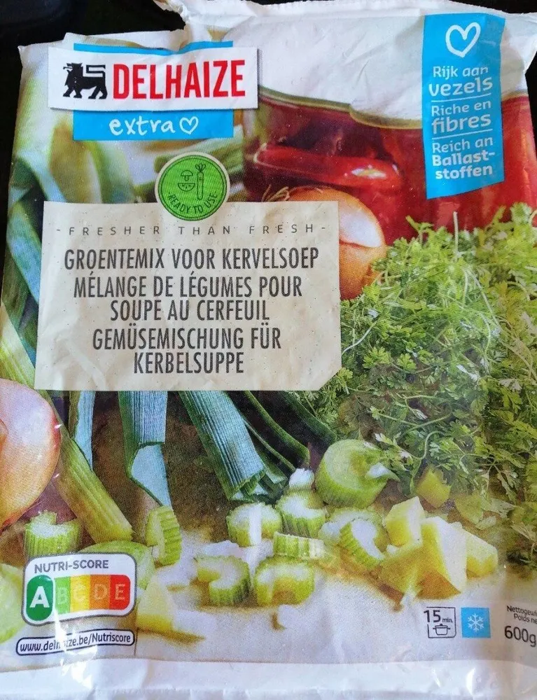 mélange de légumes pour soupe au cerfeuil