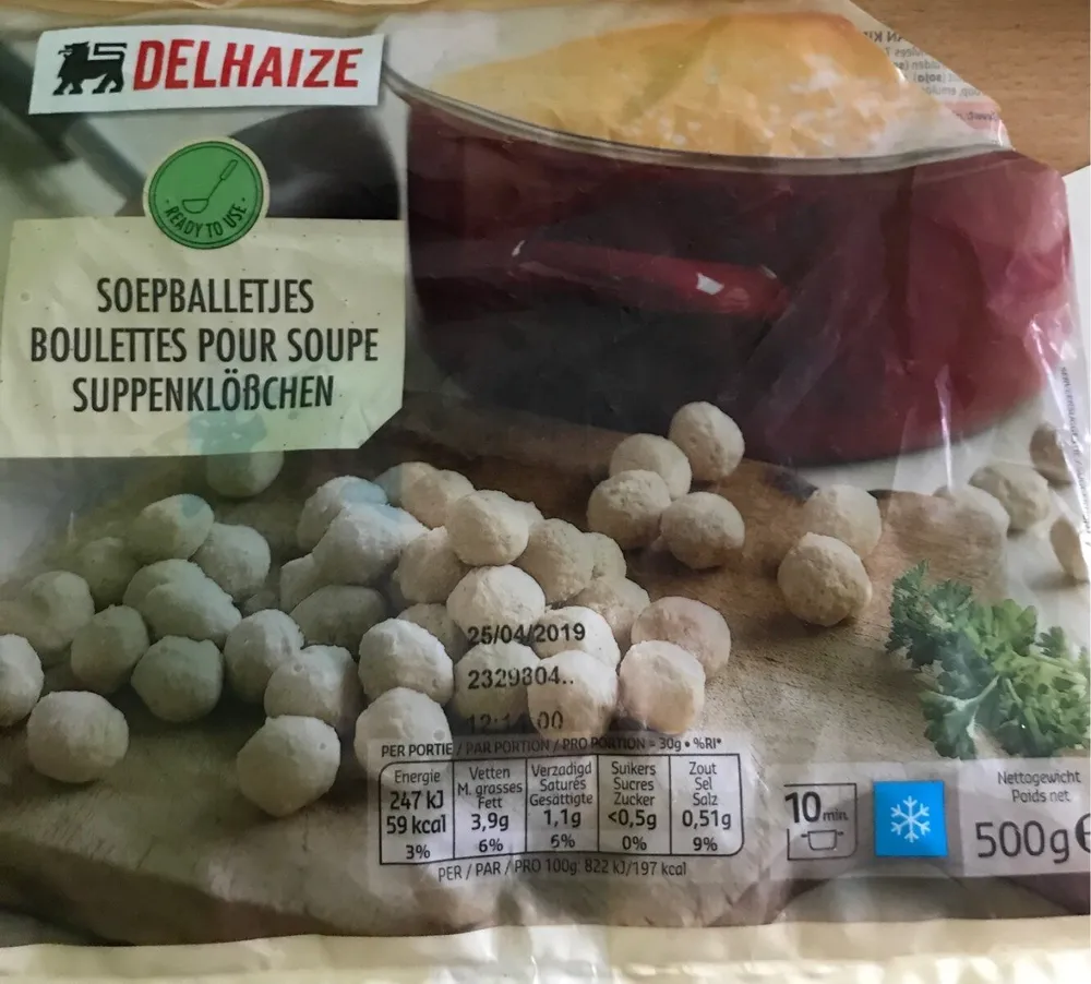Boulettes pour soupe