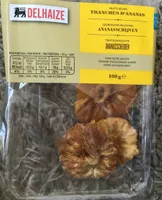 Tranches ananas sechés