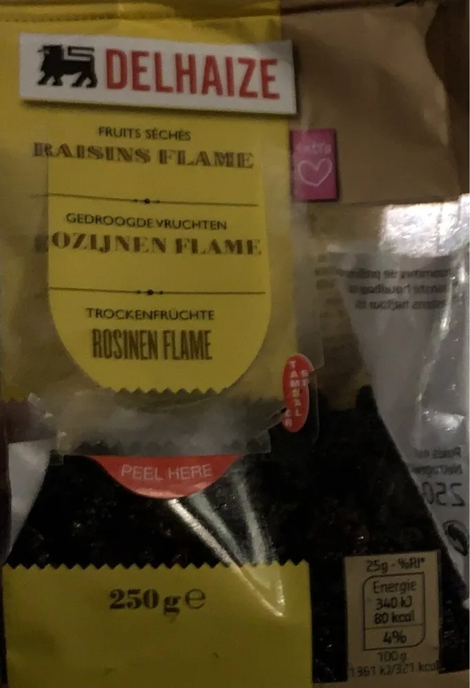 Raisins flame - fruits sechés