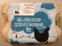 Oeufs frais élevés en plein air