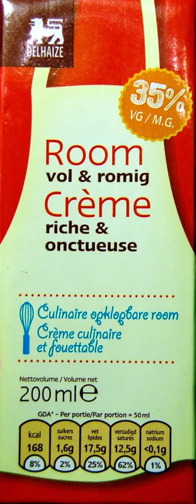 Crème riche et onctueuse
