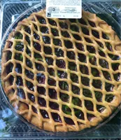Tarte cerise treillée