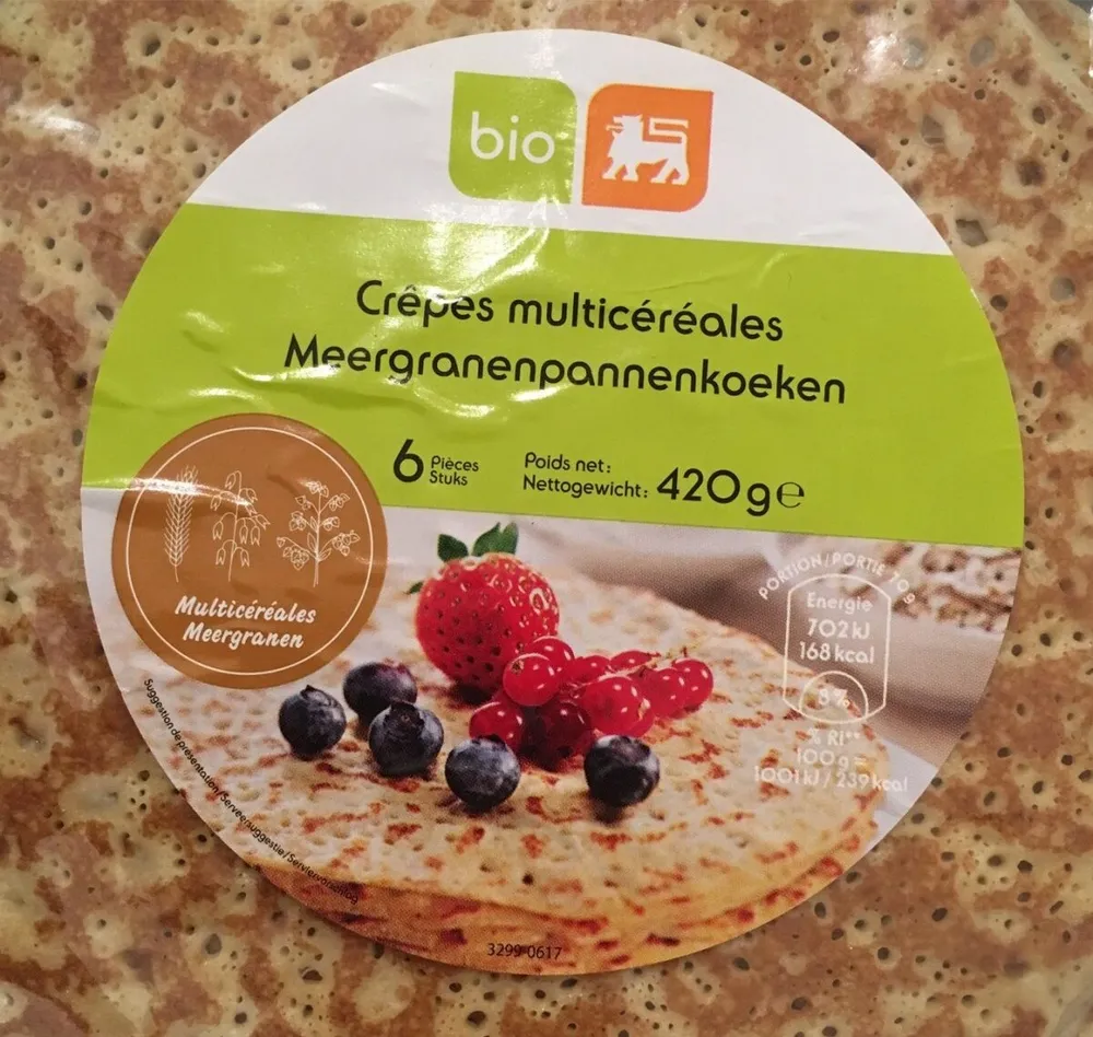 Crepes multicereales