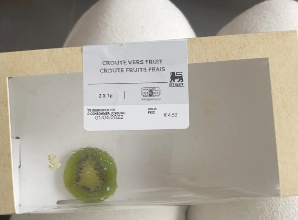 Croute fruits frais