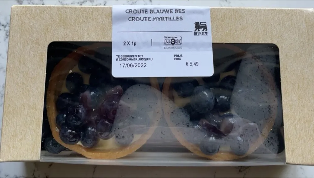 Croute myrtilles
