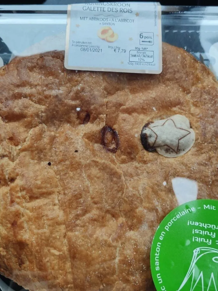 Galette des rois abricot