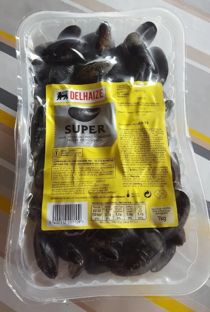Moules fraîches