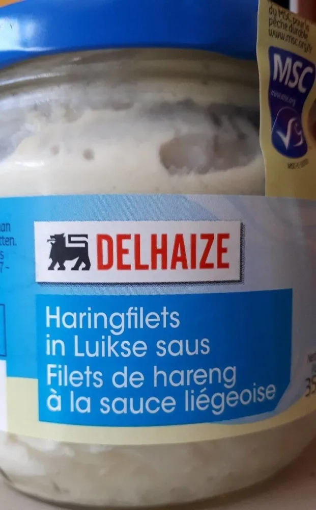 Haringfilets in Luikse saus