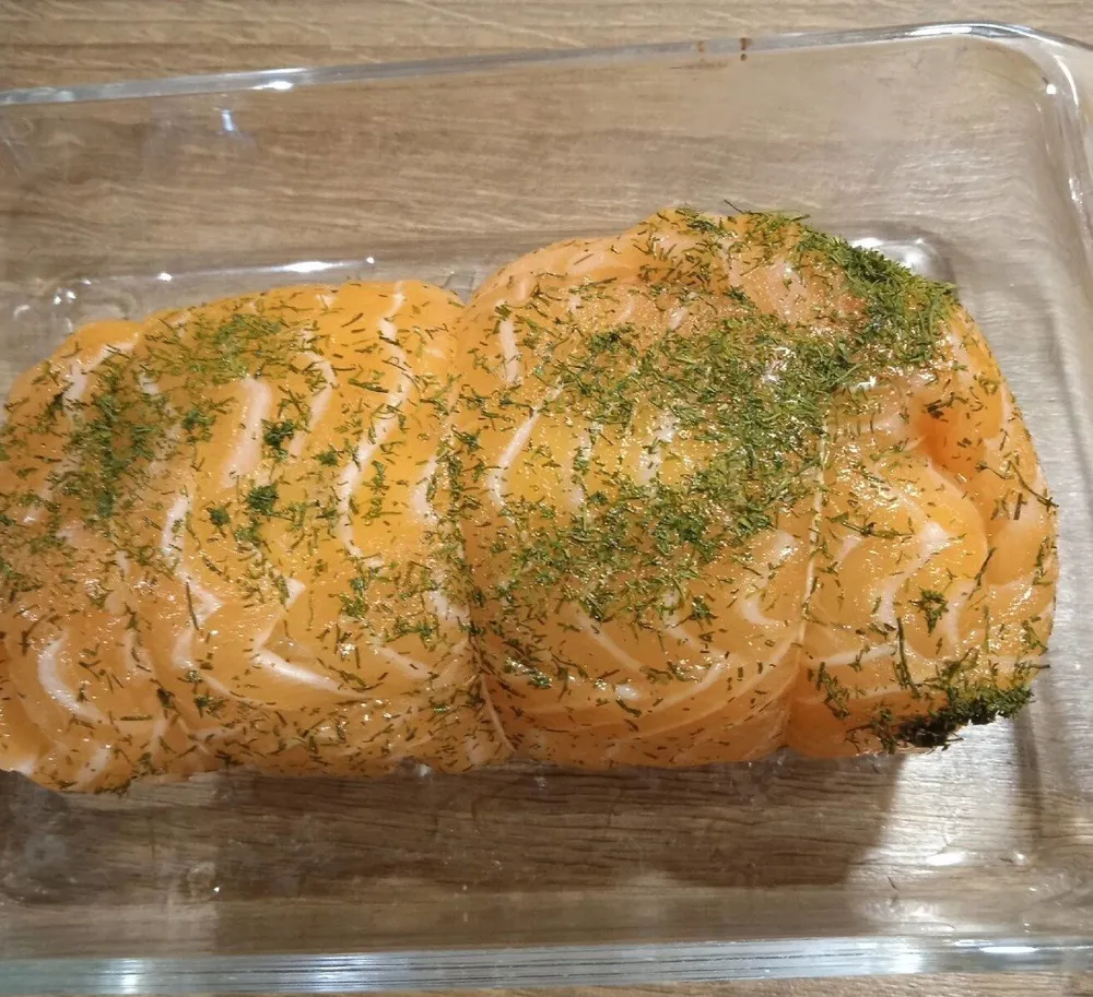 Saumon fourré poisson et noix de st Jacques
