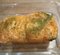 Saumon fourré poisson et noix de st Jacques
