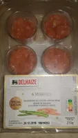 6 verrines tartare de saumon et crème d'asperges vertes