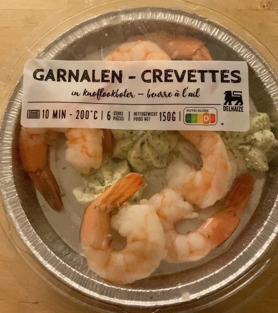 Crevettes beurre à l’ail