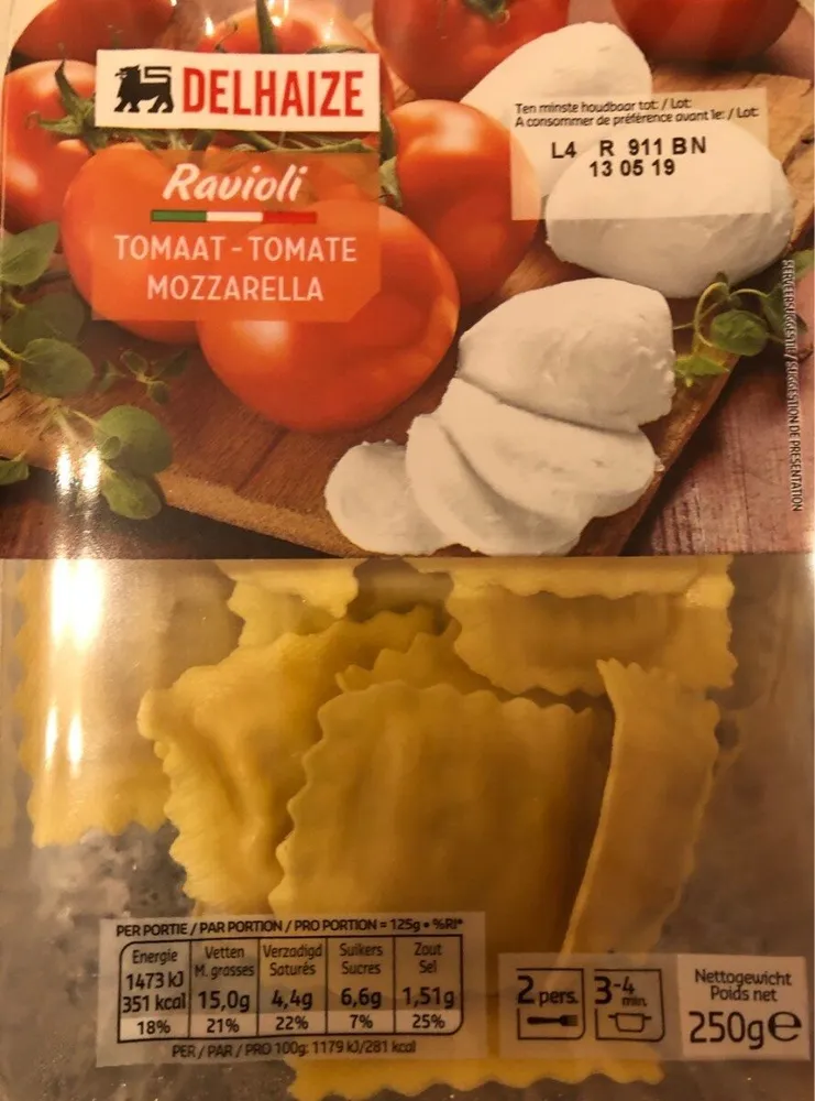 Ravioli Tomate Mozzarella