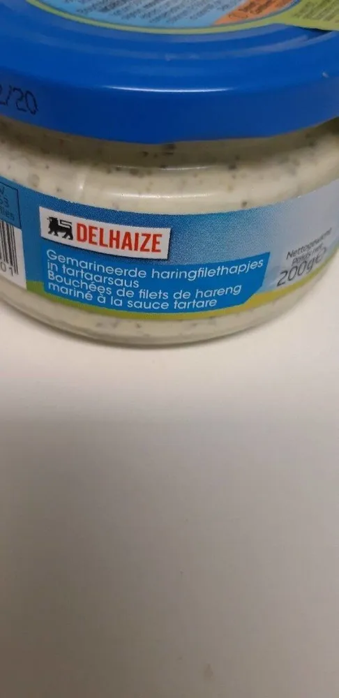 Bouchées de filets de hareng mariné à la sauce tartare