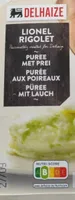 Purée aux poireaux