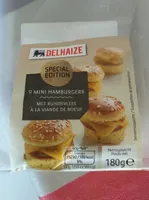 9 mini Hamburgers