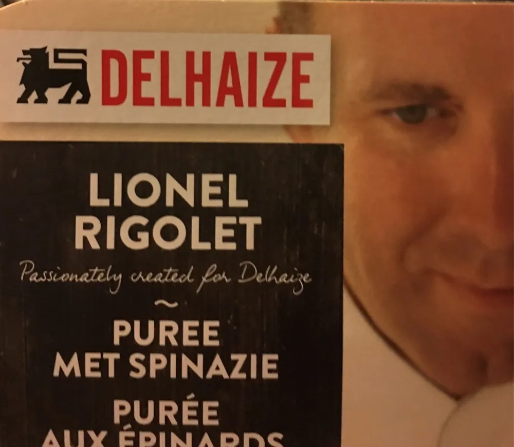 Purée aux epinards rigolet