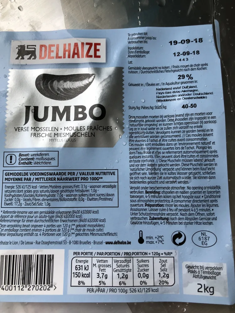 Moules jumbo