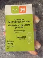 Crevertes décortiquérs et cuites