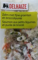 Saumon, petits légumes et purée brocoli