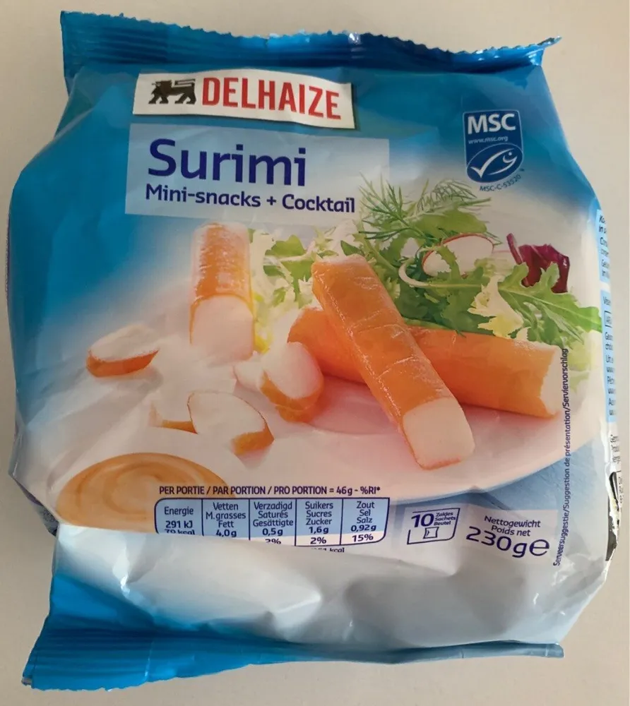 Surimi Mini-Snacks + Cocktail