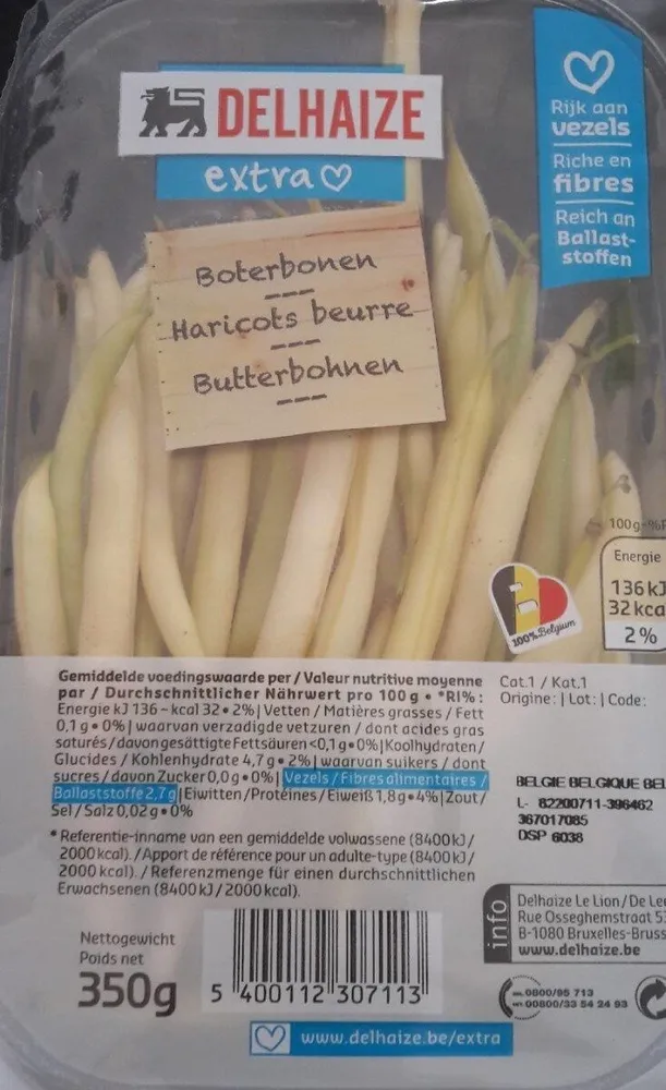 Haricots beurre