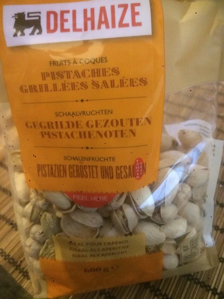 Pistaches grillées salées