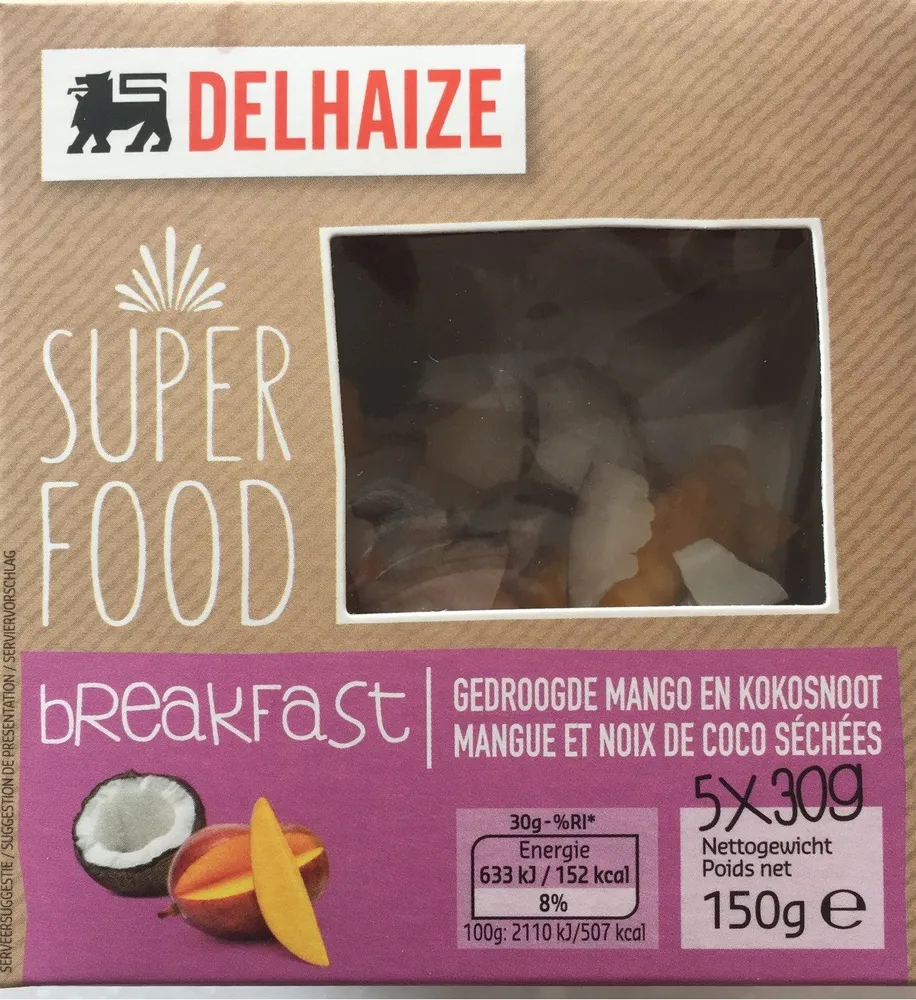 Super Food Beeakfast - Mangue et noix de coco sechées