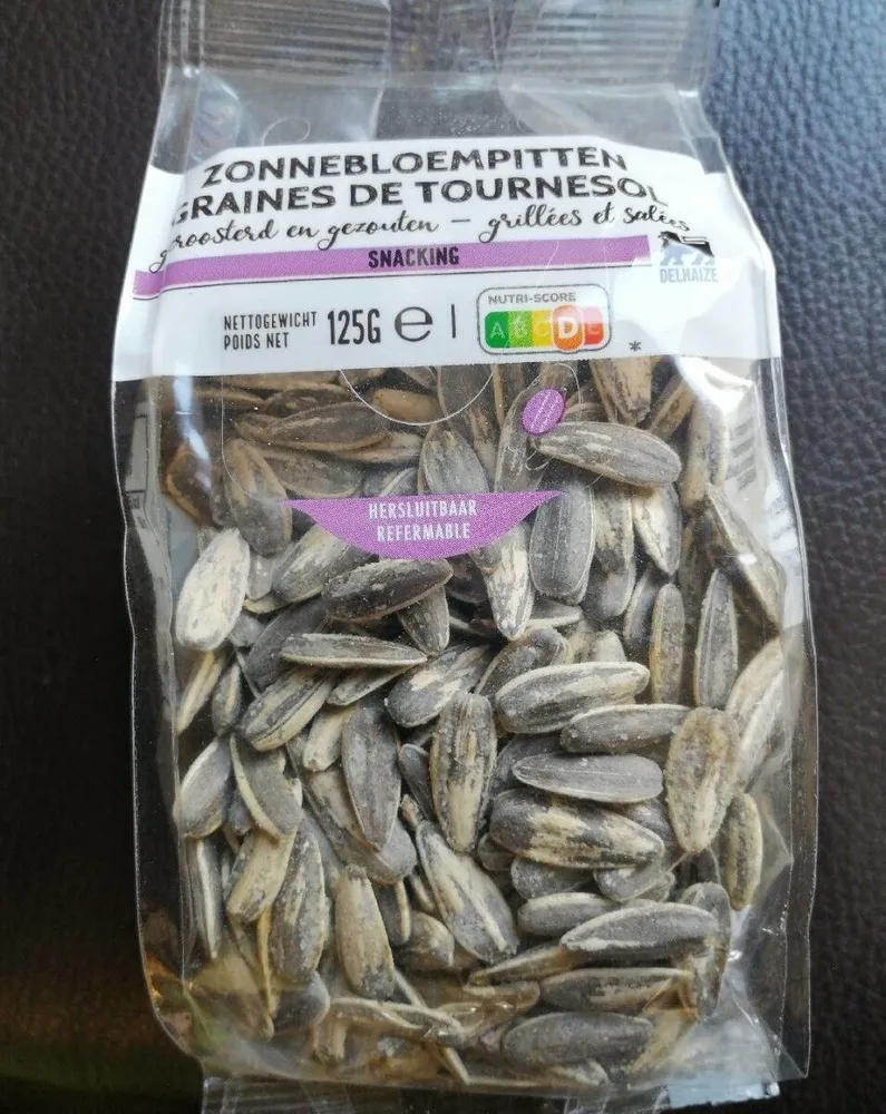 Graines de tournesol grillées et salées
